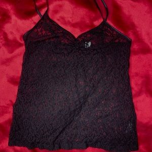 Lace tank top